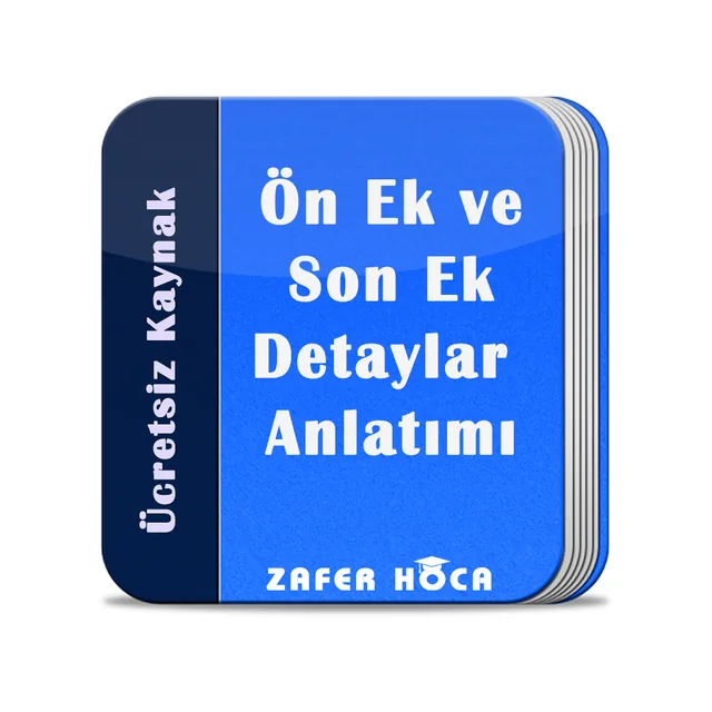 Ön Ek ve Son Ek Detaylar Anlatımı — kapak
