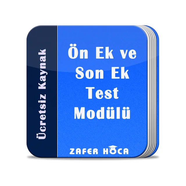 Ön Ek ve Son Ek Test Modülü — kapak
