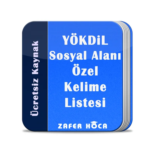 YÖKDİL Sosyal Alanı Özel Kelime Listesi — kapak