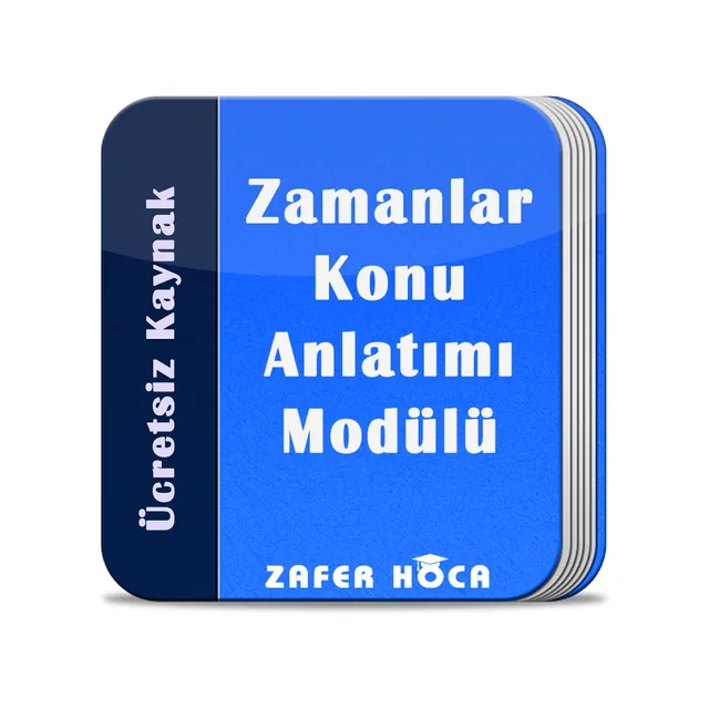 Zamanlar Konu Anlatımı Modülü — kapak